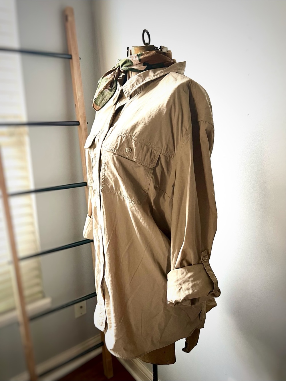 Eddie Bauer Women's Khaki Travex Shirt
